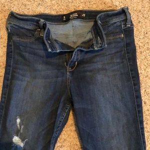 Holister size 9 jean leggings high rise
